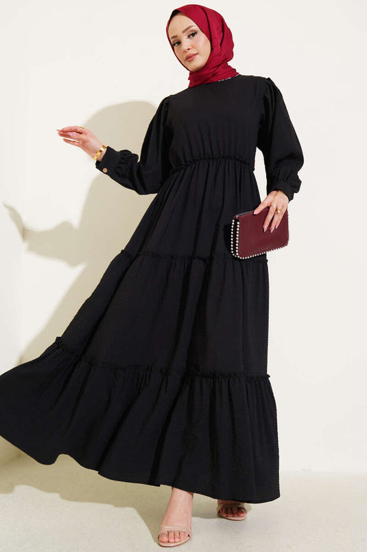 فستان جوفري كات كات أسود