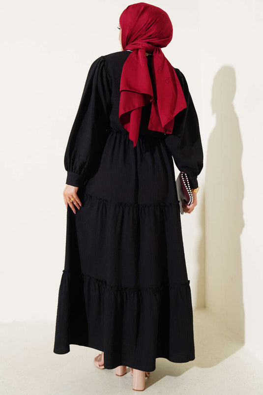 Gofre Kat Kat Jurk Zwart