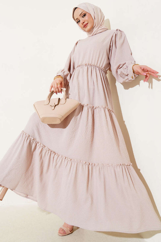 Gofre Kat Kat Kleid Vizon