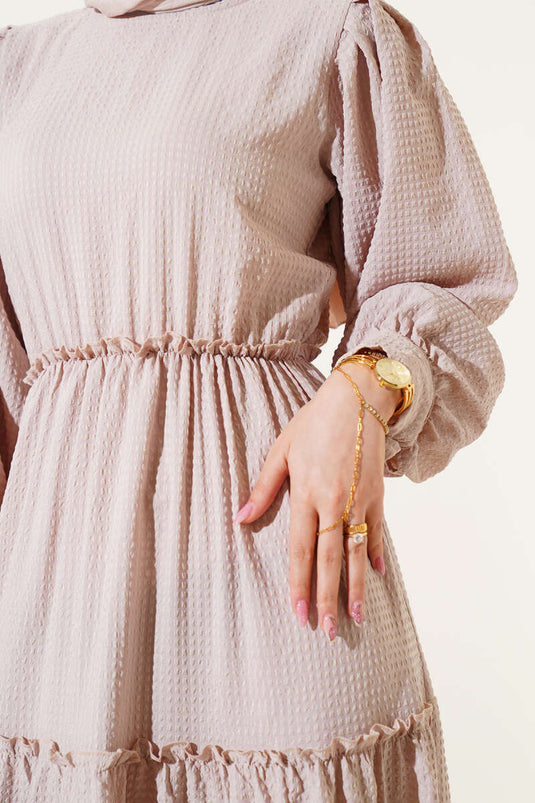 Gofre Kat Kat Kleid Vizon