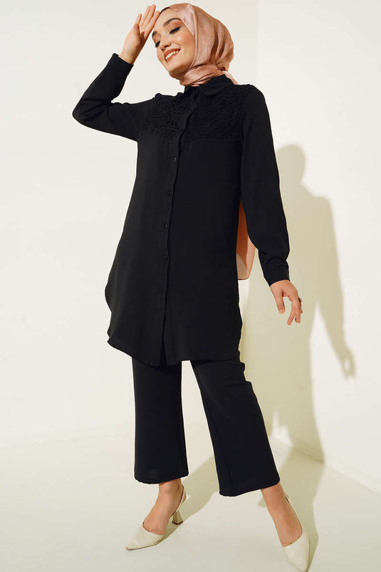 Sort blonde blonder dobbeltdragt