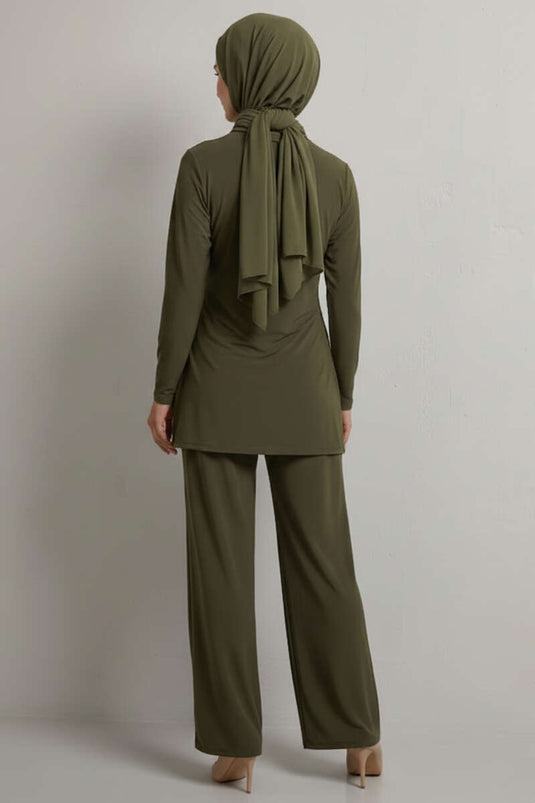 Gold Tokalı Sandy İkili Takım Haki