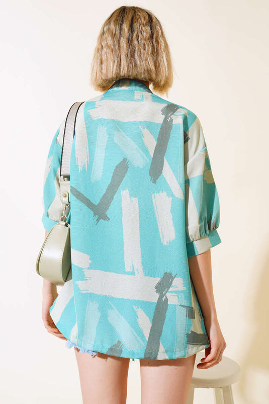 Chemise Col Command Vert Pétrole