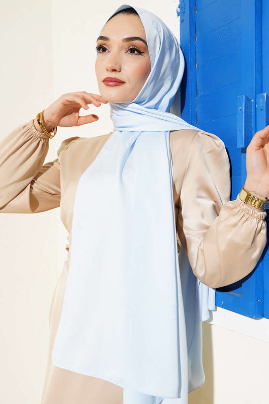 شال جاكار بنمط حلقة بيبي بلو -119