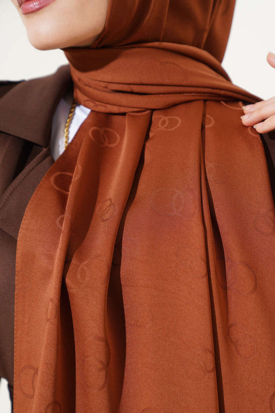 خاتم جاكار نمط شال بني