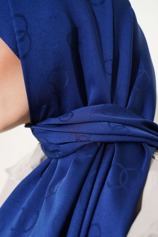 Ringpatroon Jacquard Sjaal Parlement