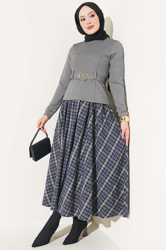 Chemise Fumée Avec Ceinture À Anneau