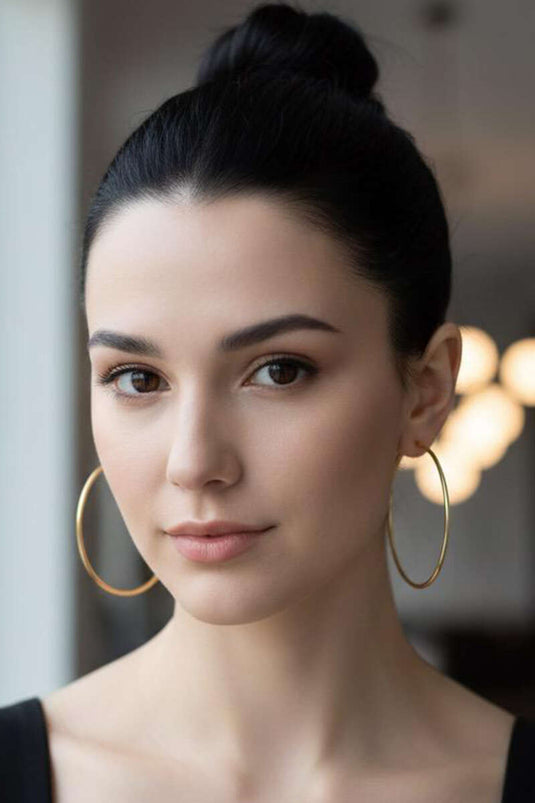 Halka Küpe Gold
