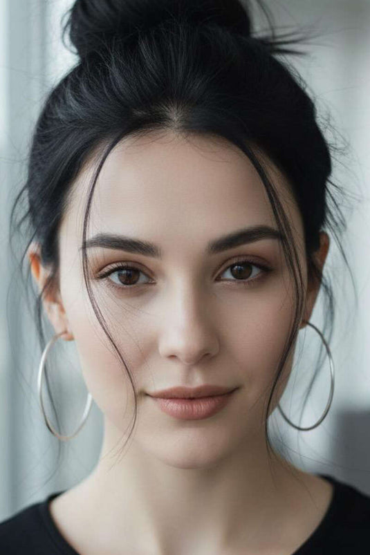 Halka Küpe Gümüş