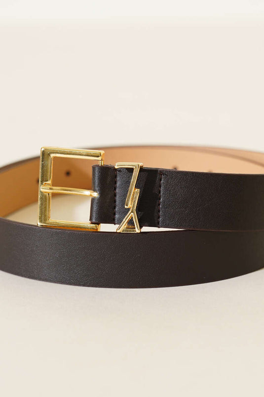 Letter Logo Belt Bittere Koffie