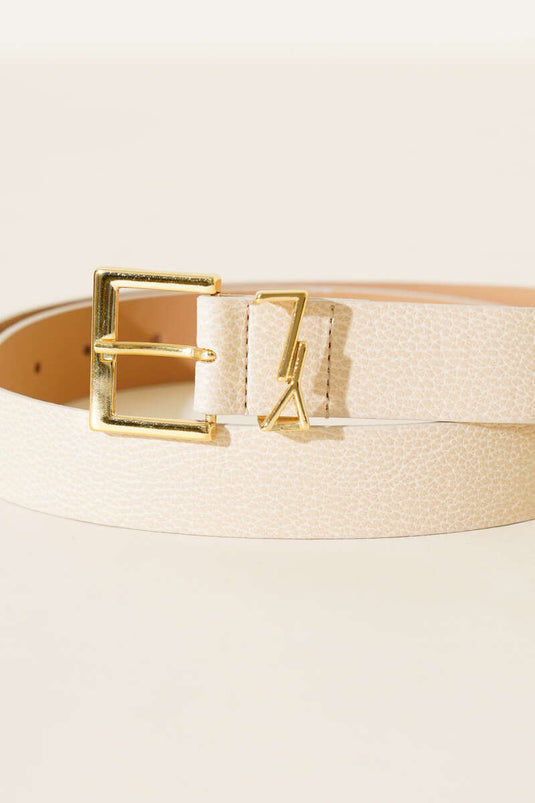 Letter Logo Riem Beige