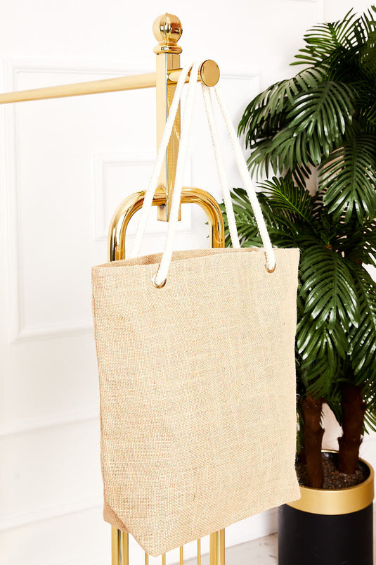 Hasır Plaj Çantası