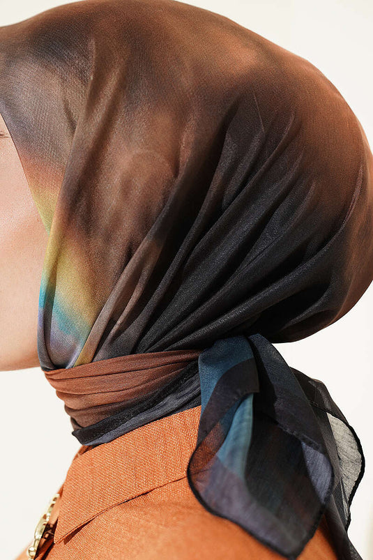 Écharpe À Motif Hologramme Multicolore 10