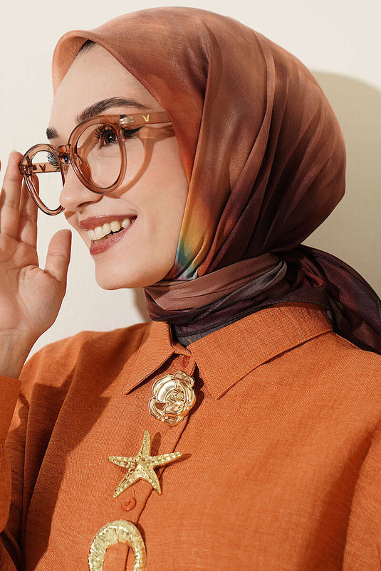 وشاح مزخرف بوهلوجرام ملون، مجموعة 5
