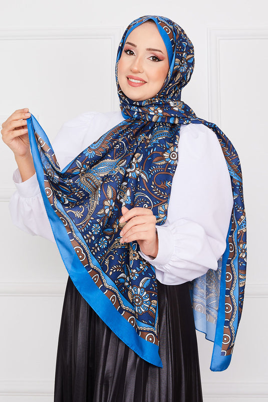 Hurrem Patterned Hijab Shawl -5