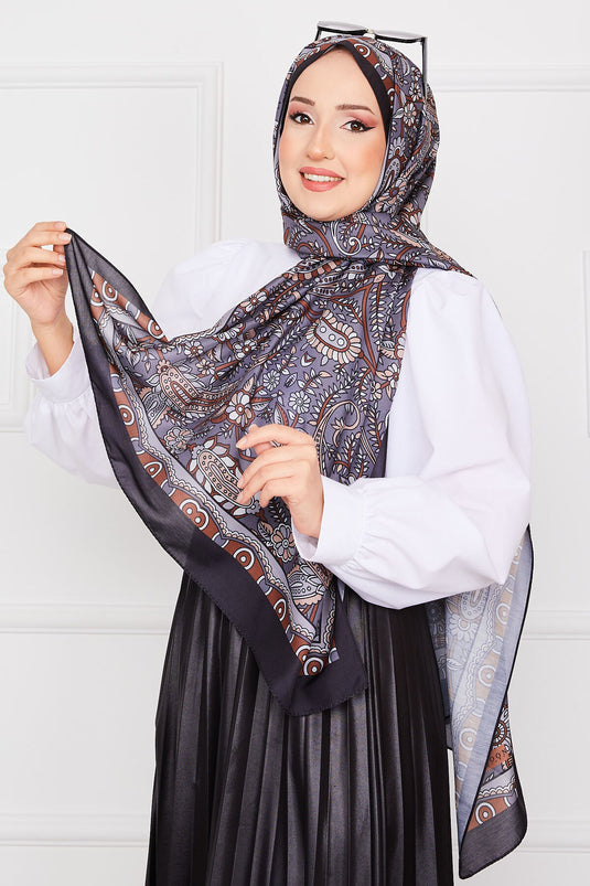 Hurrem Patterned Hijab Shawl -6
