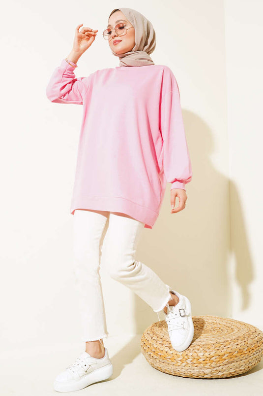 Two Thread Straight Tunic Pink