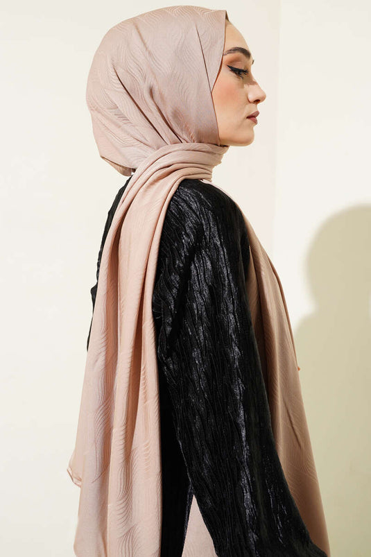 الوهم نمط الجاكار شال البني -17