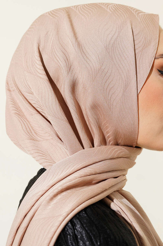 الوهم نمط الجاكار شال البني -17