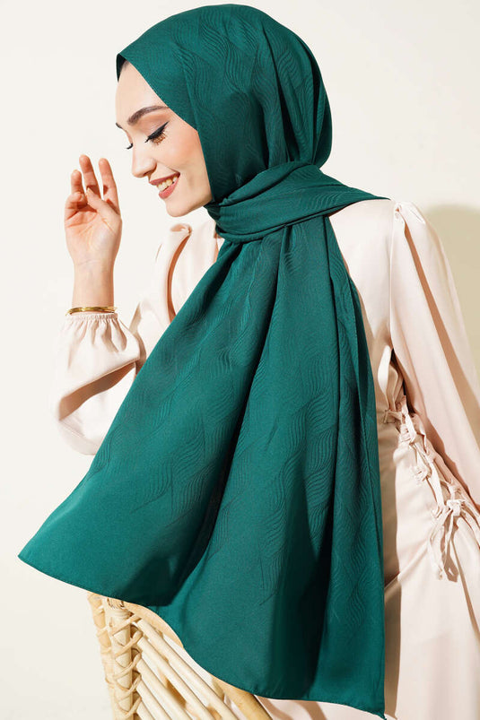 الوهم نمط الجاكار شال الزمرد -78