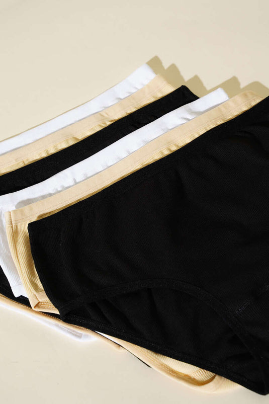 İnce Fitilli 6'lı Bayan Külot Asorti 1