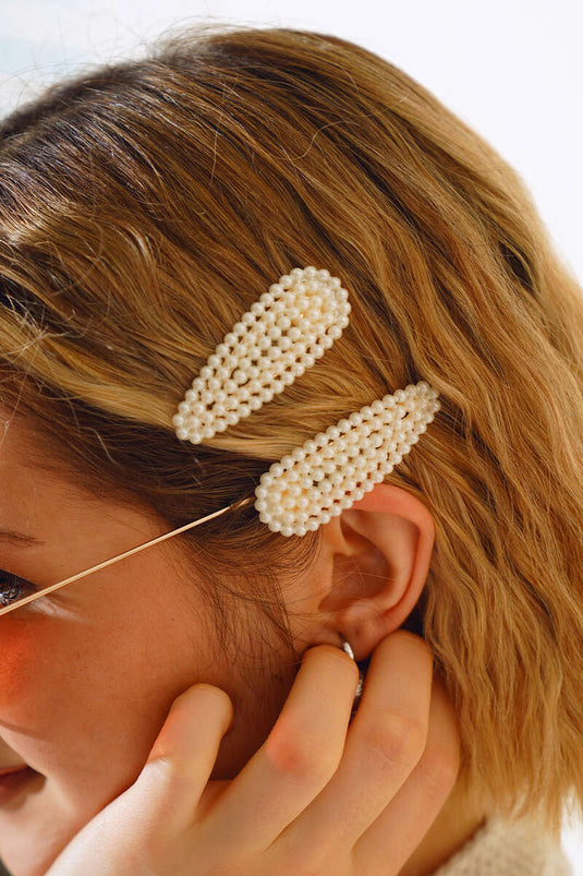 Pearl Snap Clip Gold