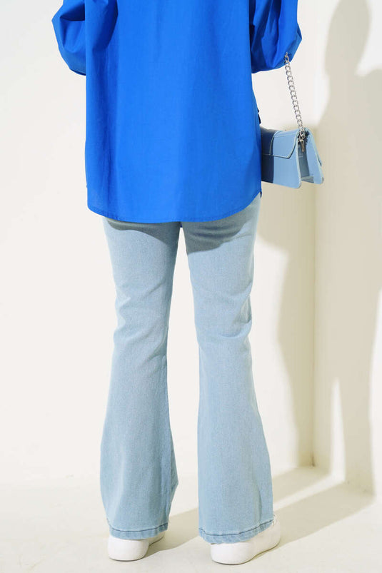 Flared Jeans Light Snow