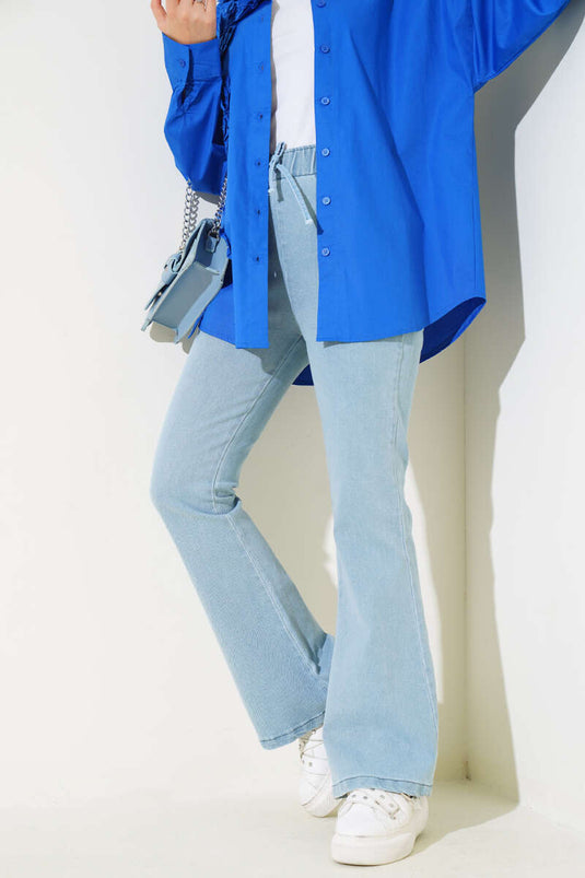 Flared Jeans Light Snow