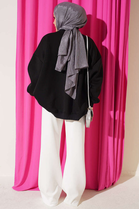 Pantalones Scuba Con Dobladillo Español Blancos