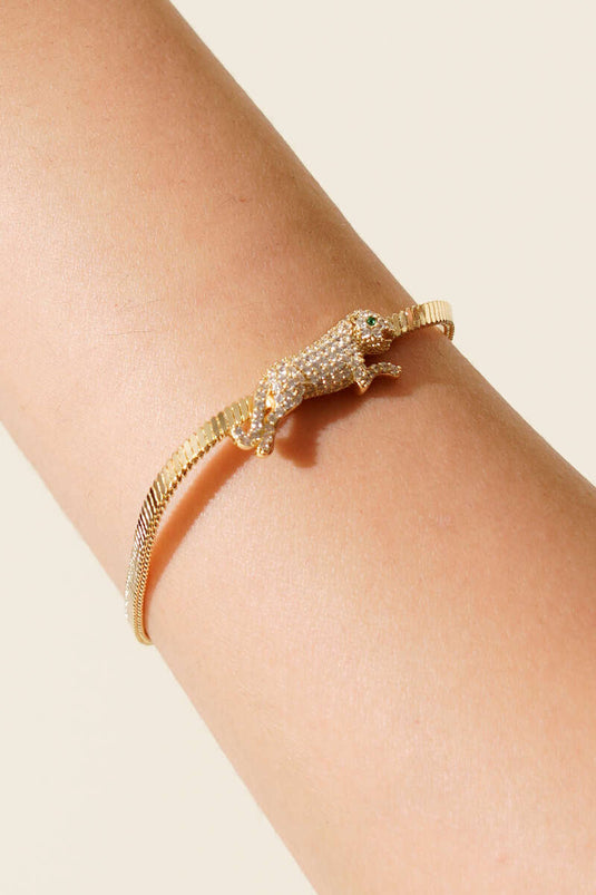 سوار إيطالي من الذهب مرصع بحجر اليغور