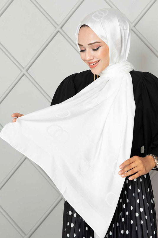 جاكار حجاب شال أبيض