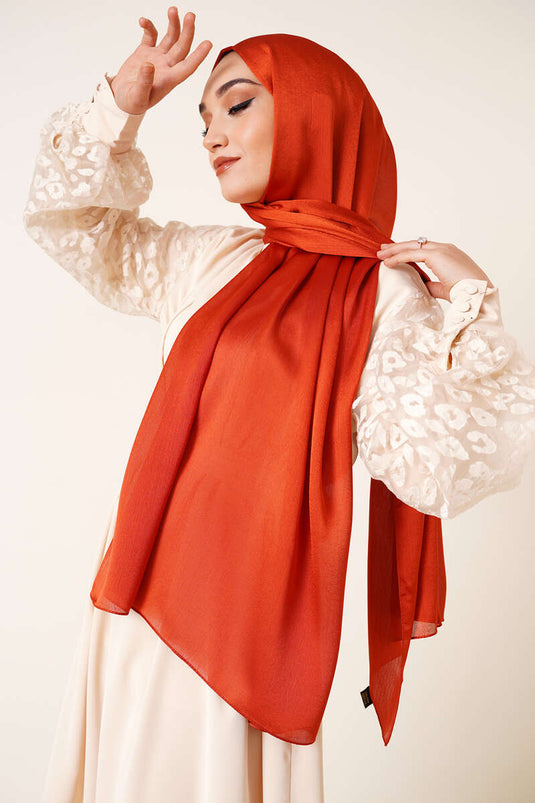 Janjan Shawl Brick - 09