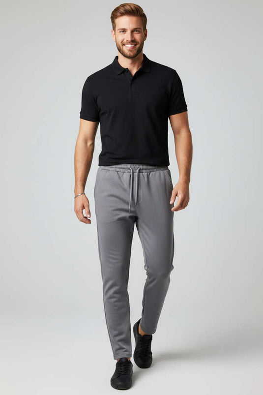 Pantalon de survêtement Jogger Scuba pour homme, gris