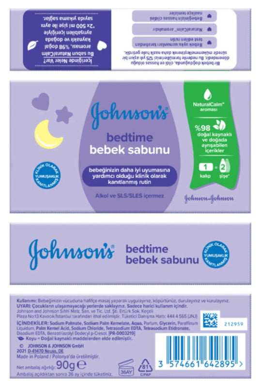 Johnsons Bebek Bedtime Sabunu 90 g