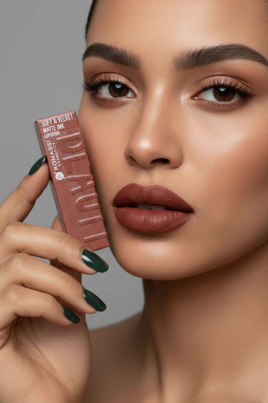 Kadifemsi Mat Bitişli Lipstick 104