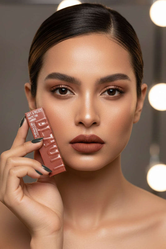 Kadifemsi Mat Bitişli Lipstick 106