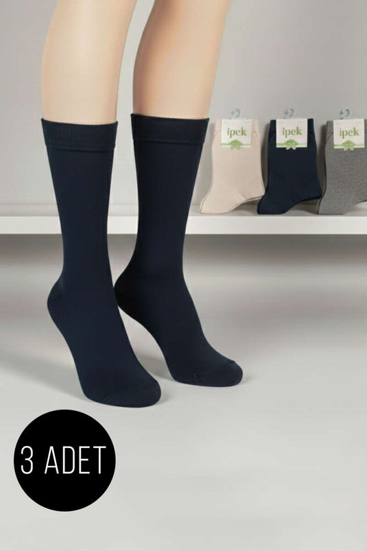 Women's 3-Pack Bamboo Ankle Socks Assortment 2