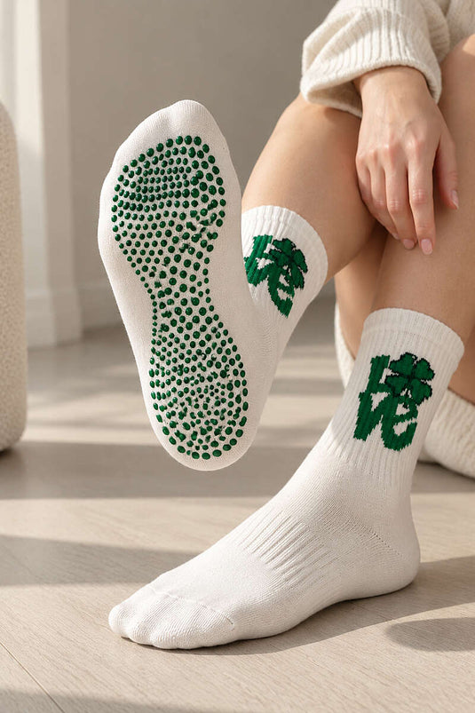 Women’s Patterned Pilates Socks Assorted 2