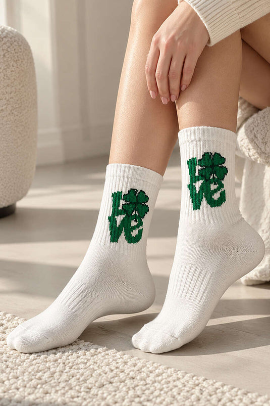 Damen Muster Socken, Verschiedene, 2 Stück