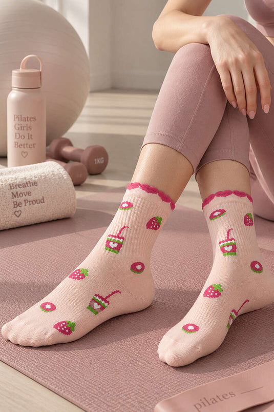 Pack De 5 Calcetines Con Estampado Para Mujer