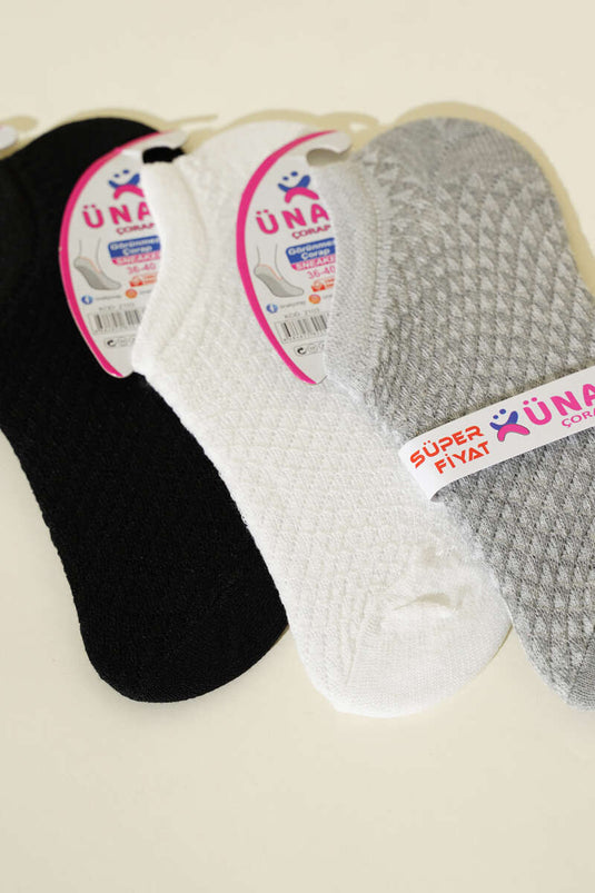 تشكيلة جوارب رياضية نسائية (عبوة من 3 قطع)