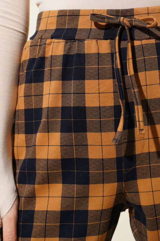 Bas de pyjama Versa pour femme, couleur camel