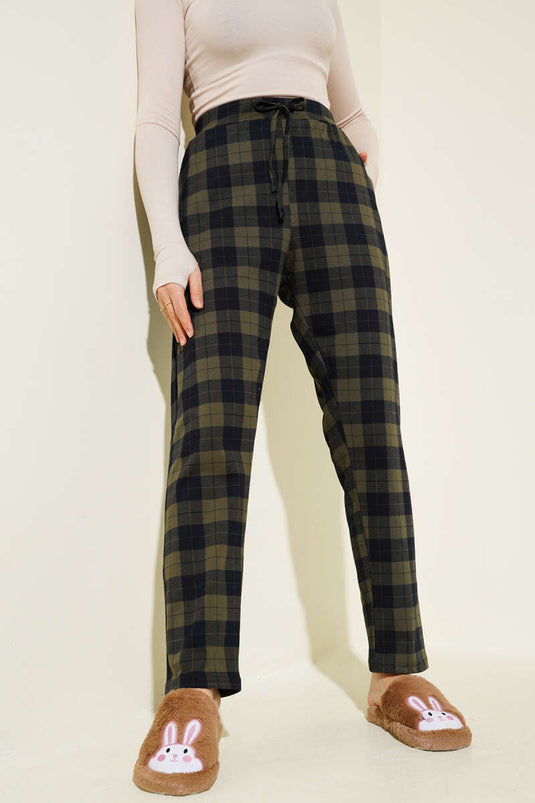 بنطلون بيجامة فيرسا نسائي كاكي