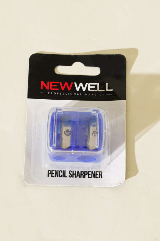 blauer Bleistiftspitzer