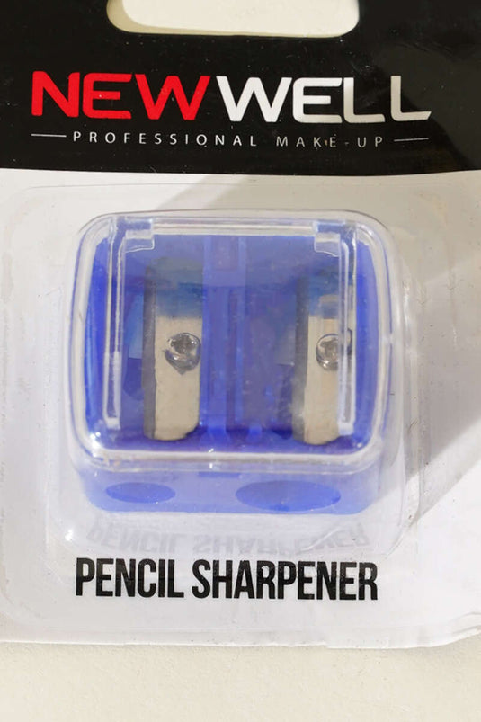 blauer Bleistiftspitzer