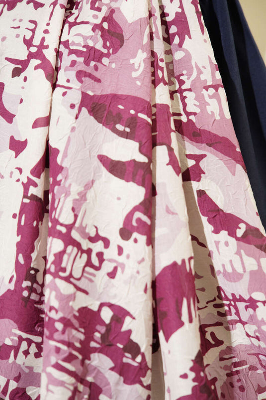 Kamuflaj Desenli Bambu Kraş Şal Acı Kahve -01