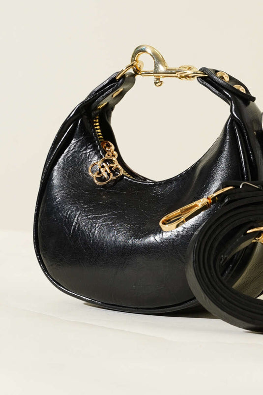 Hooked Mini Bag, Black