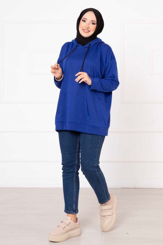 Sweat-shirt Hijab à poche kangourou Saks