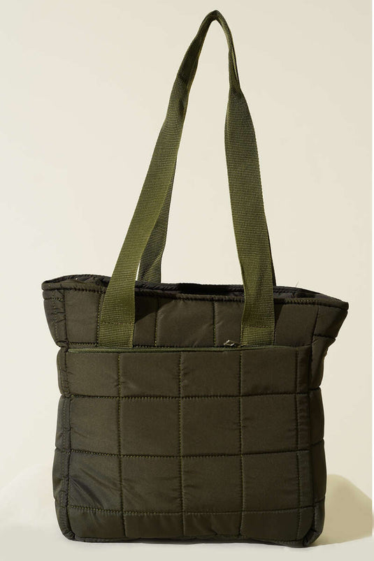 حقيبة توت مبطنة كابيتون زمرد