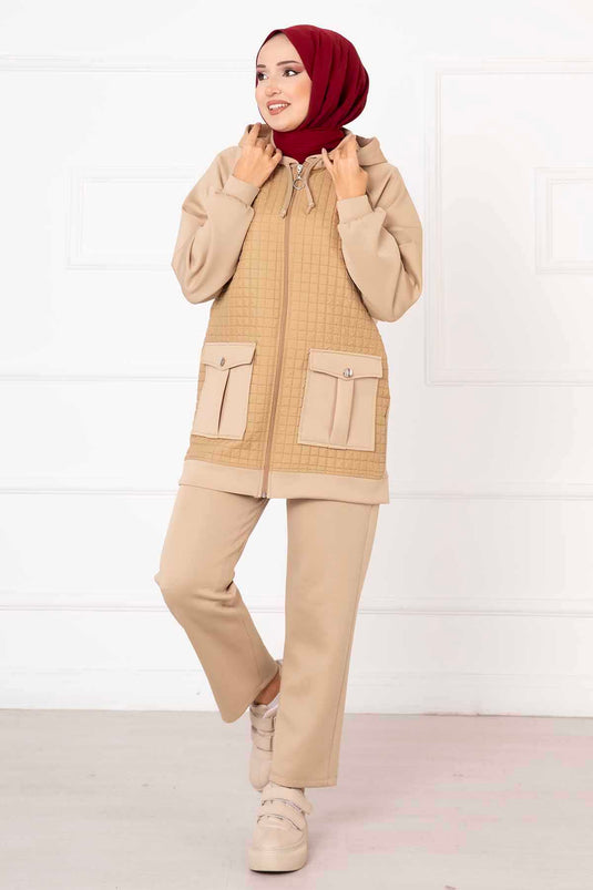 Kapüşonlu Kapitone İkili Takım TEN